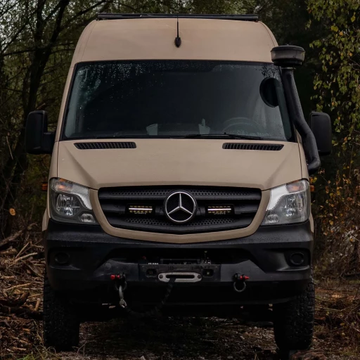 Комплект интеграции LED фар для решетки радиатора MB Sprinter W906 Facelift 2013 -2018 | Стандартный | ECE сертифицированный