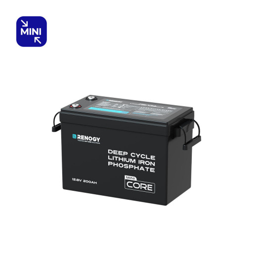 Core Mini – 12,8V 200Ah LiFePO₄ baterija su apsauga nuo žemos temperatūros